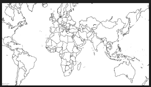 0map of world