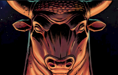 A bull's head or minotaur