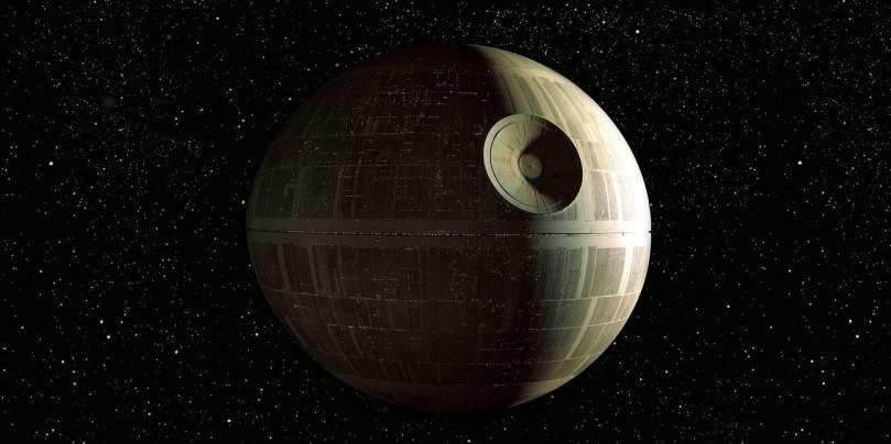 The Death Star from Star Wars